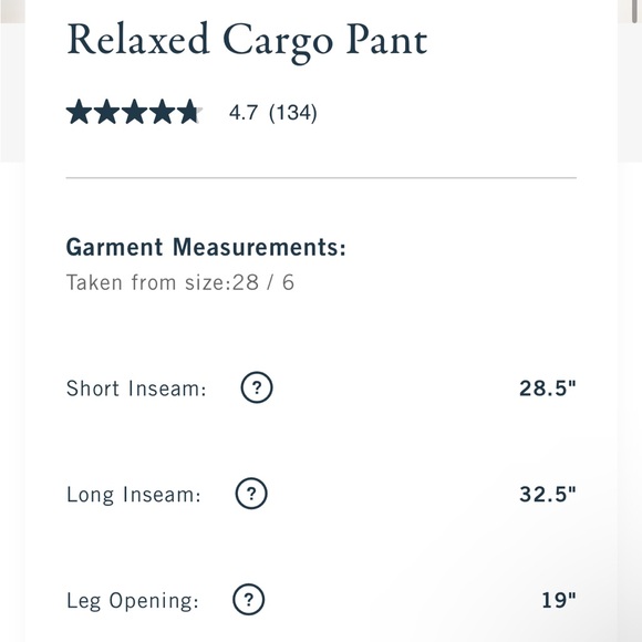 Relaxed Cargo Pant - Black Abercrombie & Fitch 29 / 8 regular length never worn - Picture 10 of 11